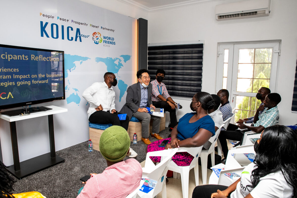 Visit to the KOICA Ghana office hosted by Acting Country Director of KOICA Ghana, Seungmin Oh